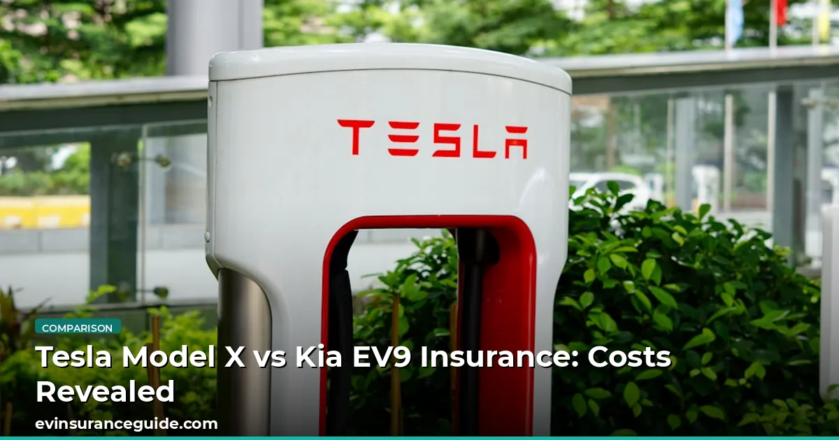 Tesla Model X vs Kia EV9 Insurance: Costs Revealed