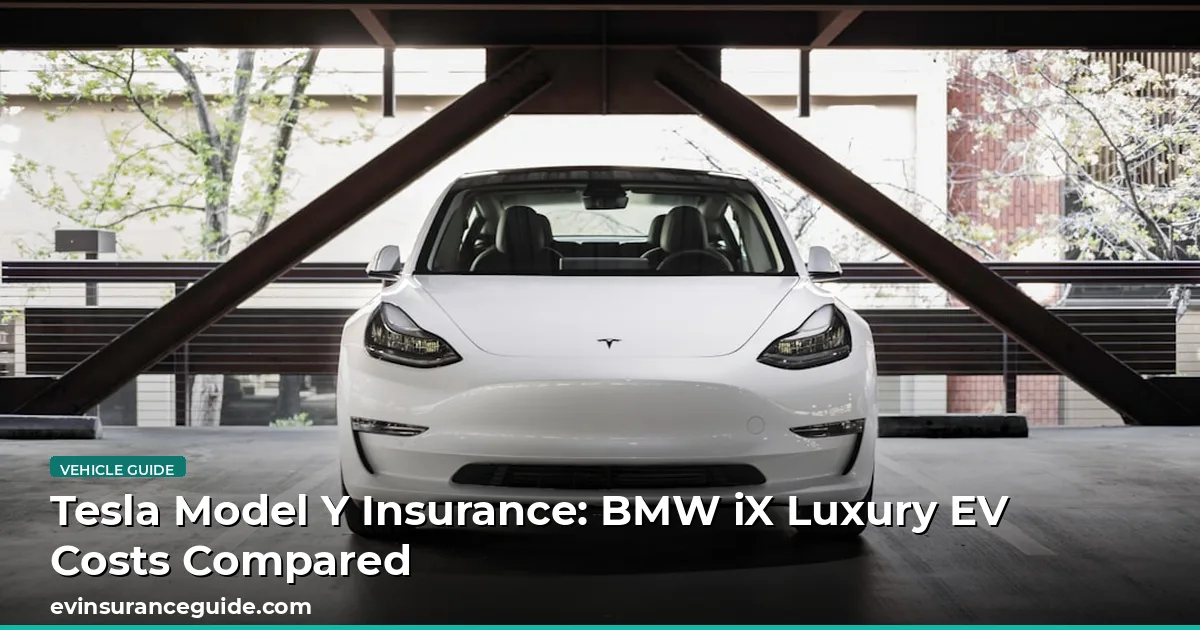 Tesla Model Y Insurance: BMW iX Luxury EV Costs Compared