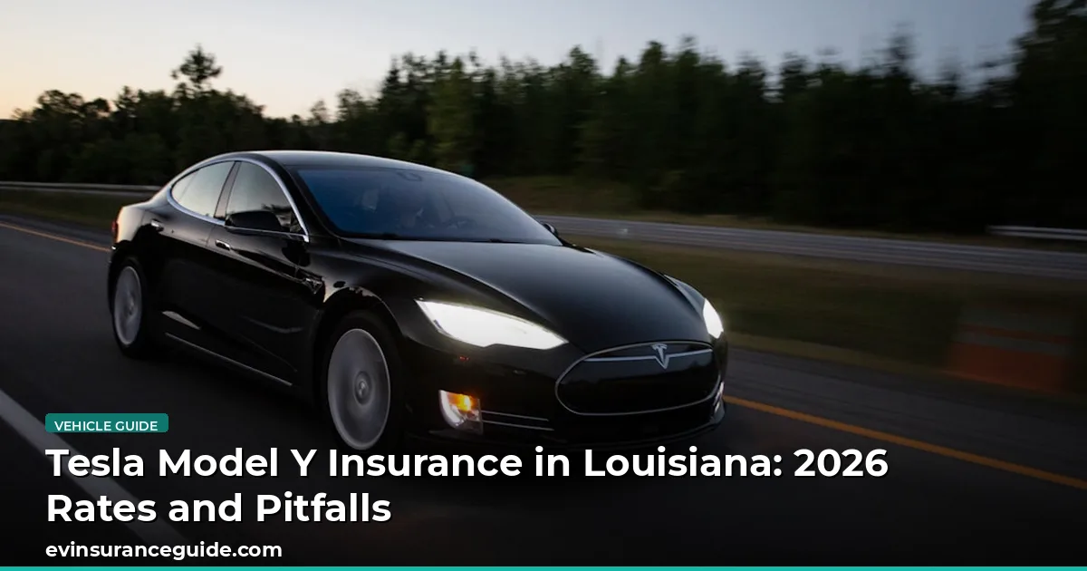 Tesla Model Y Insurance in Louisiana: 2026 Rates and Pitfalls