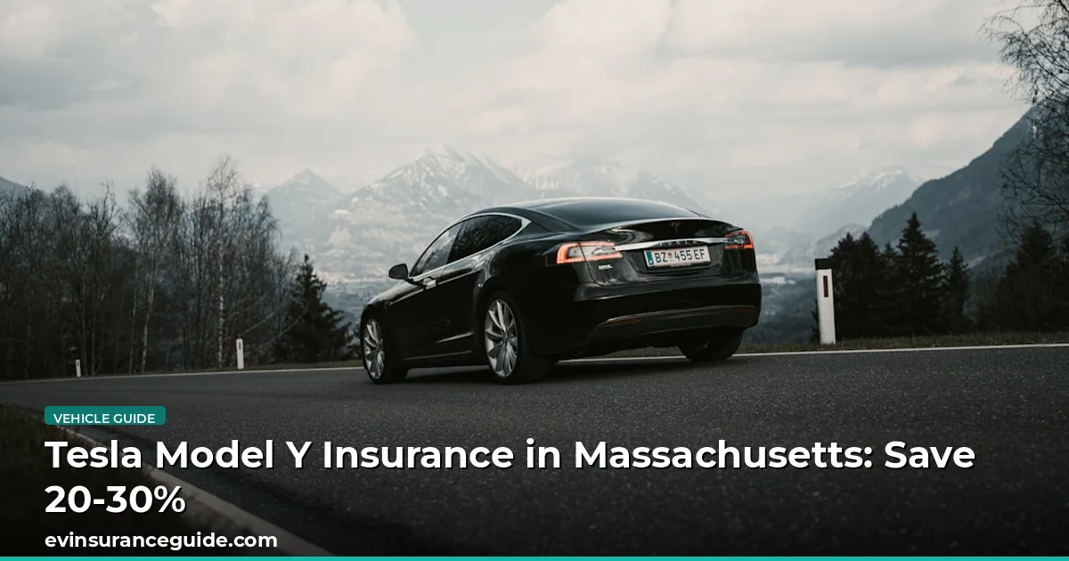 Tesla Model Y Insurance in Massachusetts: Save 20-30%