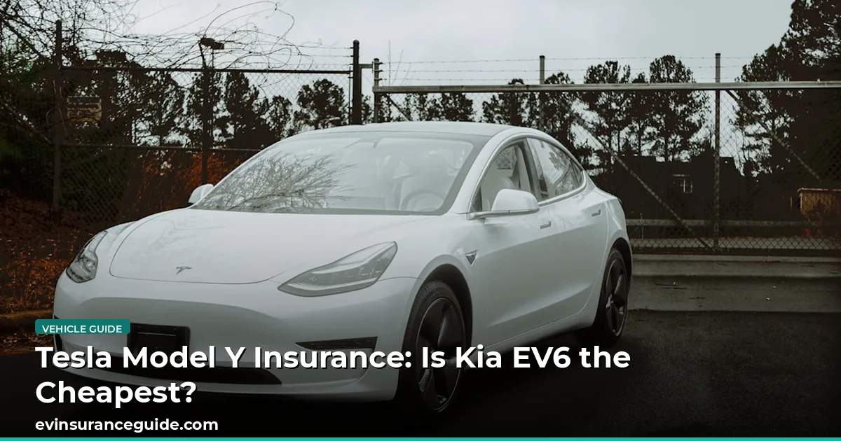 Tesla Model Y Insurance: Is Kia EV6 the Cheapest?