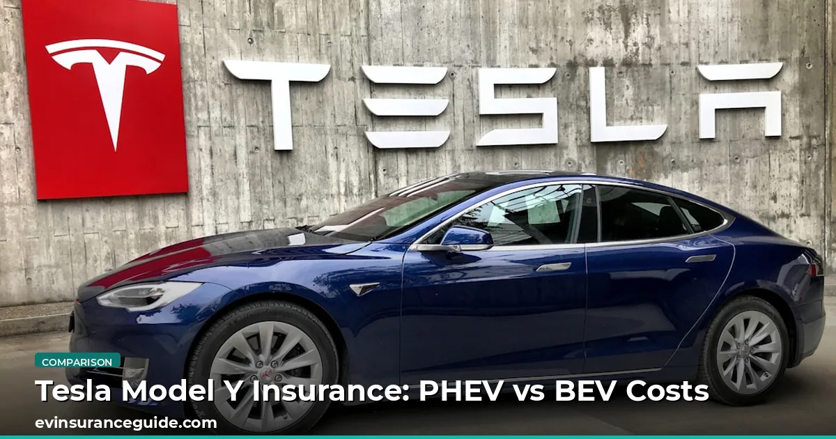 Tesla Model Y Insurance: PHEV vs BEV Costs