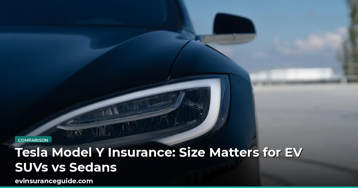 Tesla Model Y Insurance: Size Matters for EV SUVs vs Sedans