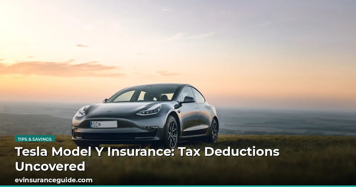 Tesla Model Y Insurance: Tax Deductions Uncovered