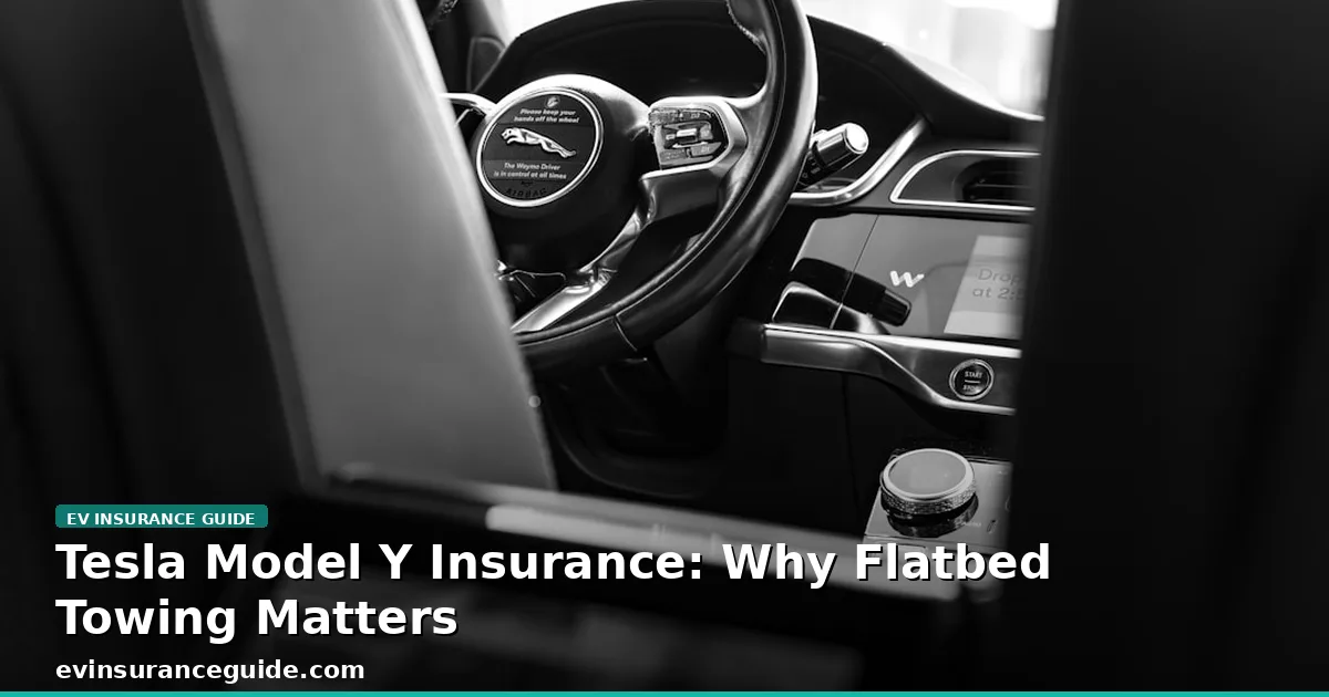 Tesla Model Y Insurance: Why Flatbed Towing Matters