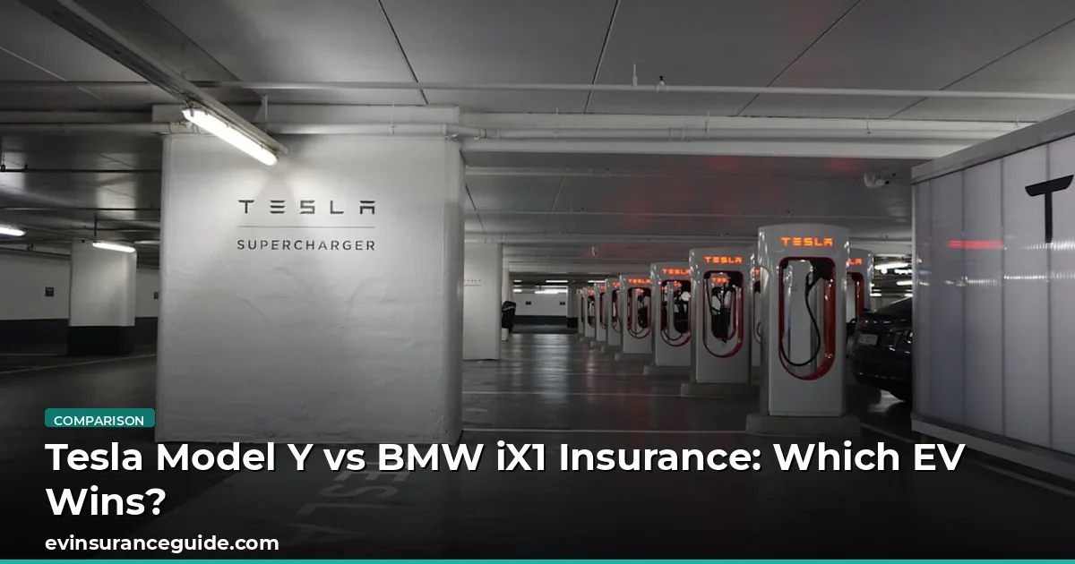 Tesla Model Y vs BMW iX1 Insurance: Which EV Wins?