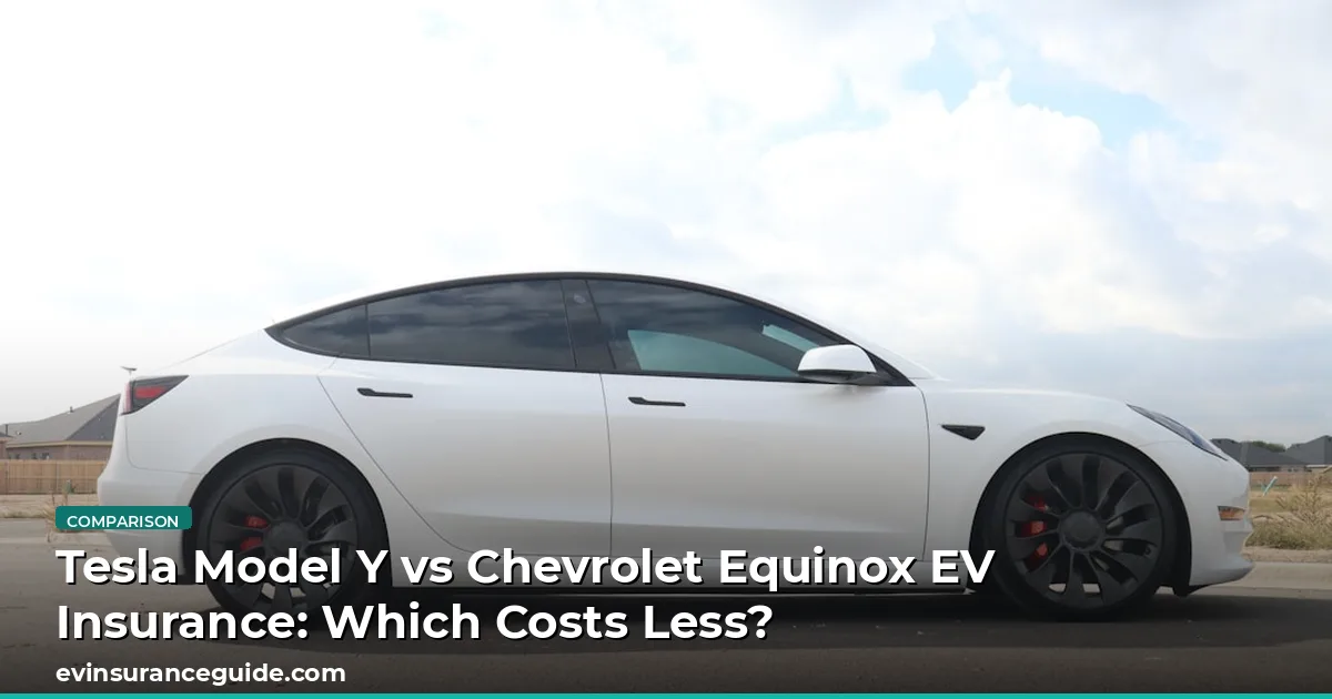 Tesla Model Y vs Chevrolet Equinox EV Insurance: Which Costs Less?