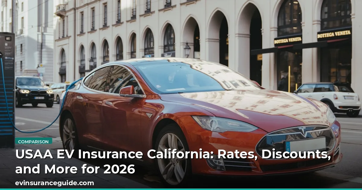 USAA EV Insurance California: Rates, Discounts, and More for 2026