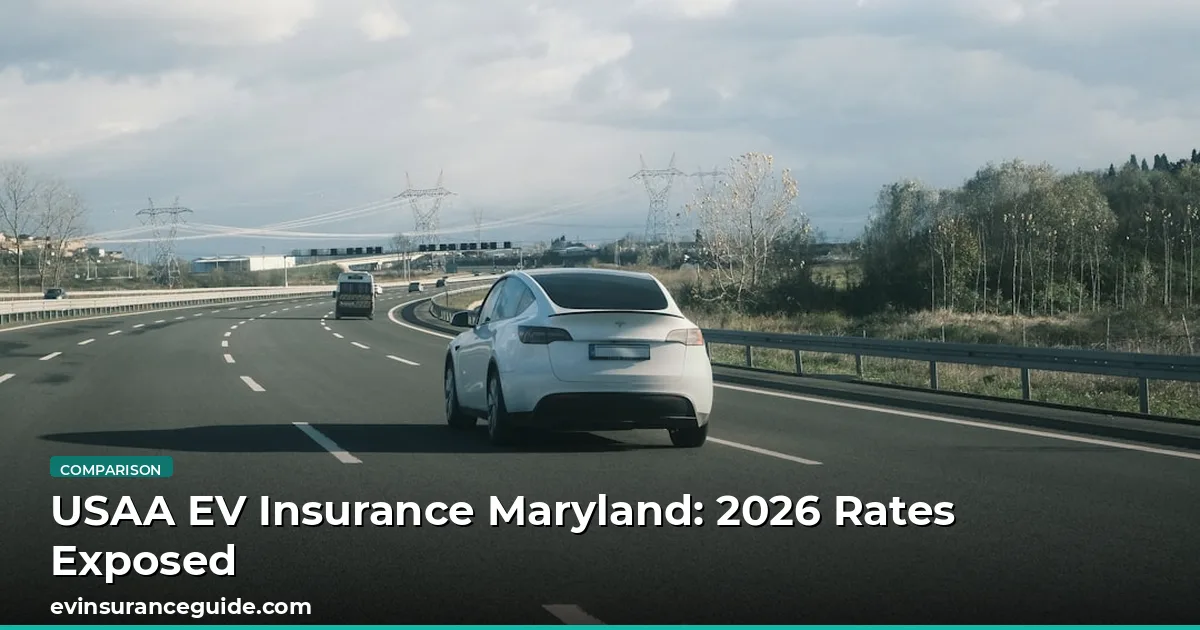 USAA EV Insurance Maryland: 2026 Rates Exposed