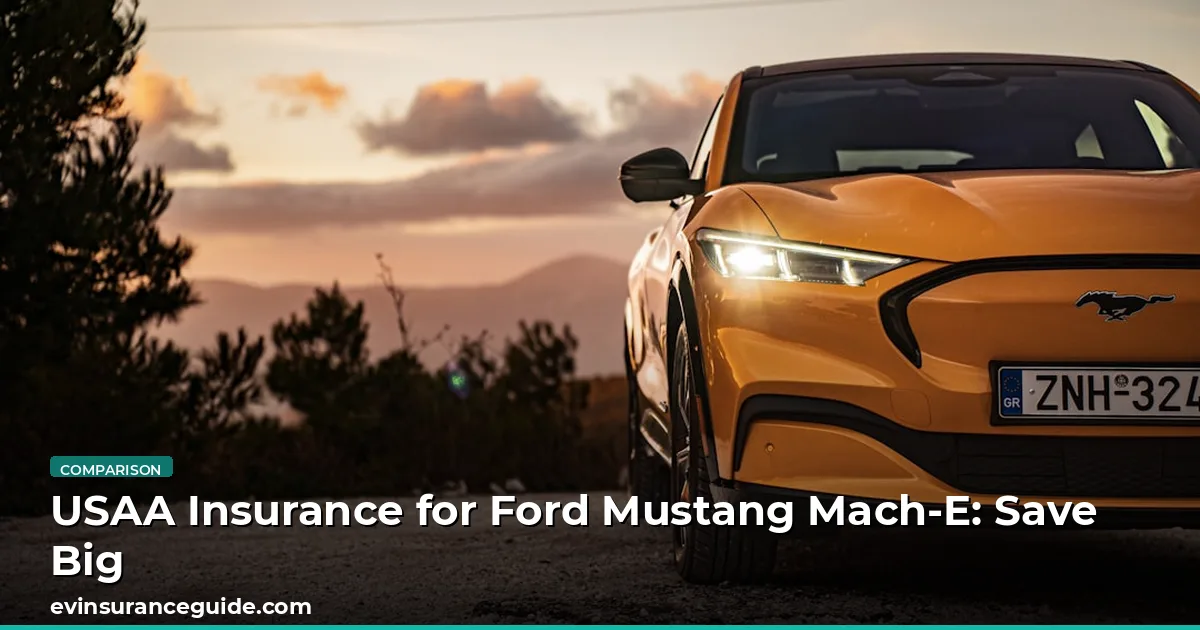 USAA Insurance for Ford Mustang Mach-E: Save Big