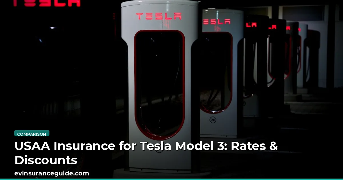 USAA Insurance for Tesla Model 3: Rates & Discounts