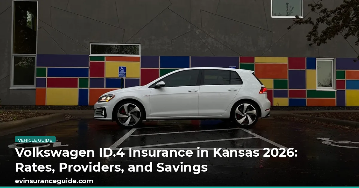 Volkswagen ID.4 Insurance in Kansas 2026: Rates, Providers, and Savings