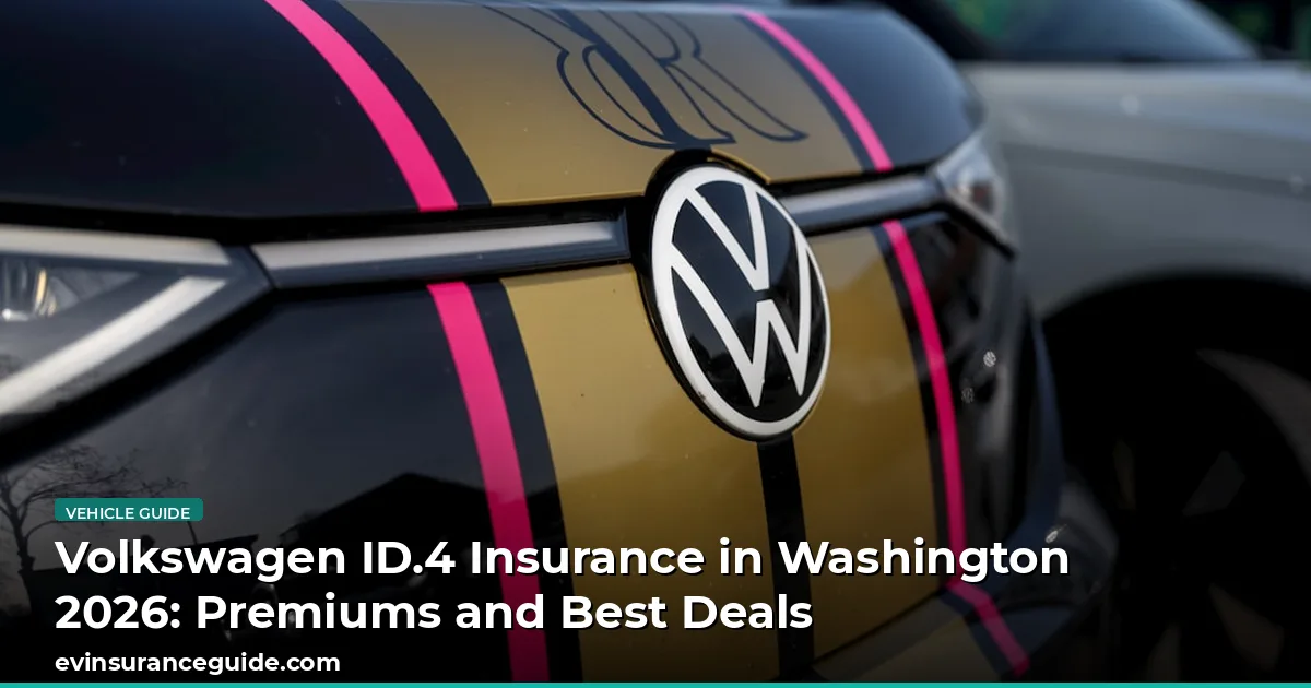Volkswagen ID.4 Insurance in Washington 2026: Premiums and Best Deals