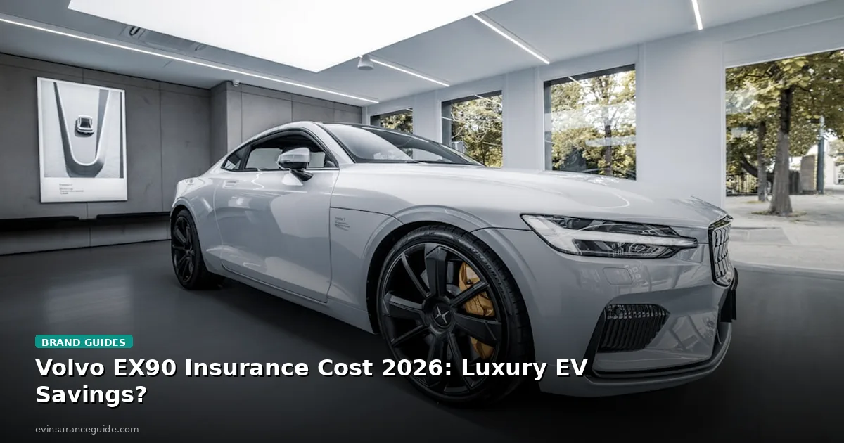 Volvo EX90 Insurance Cost 2026: Luxury EV Savings?