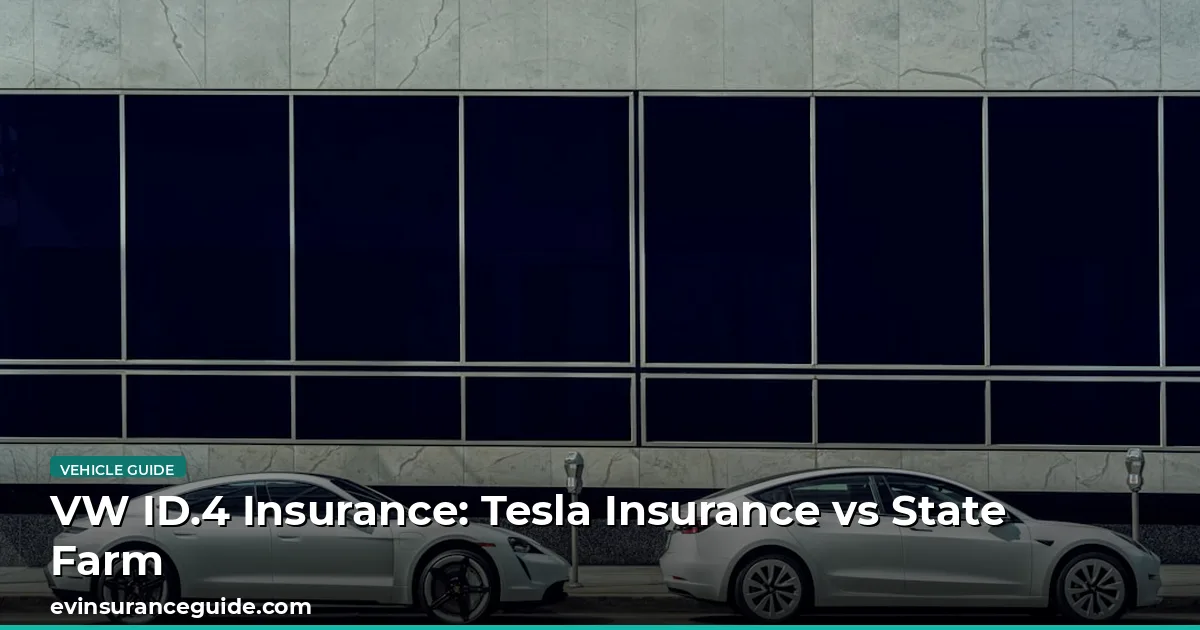 VW ID.4 Insurance: Tesla Insurance vs State Farm