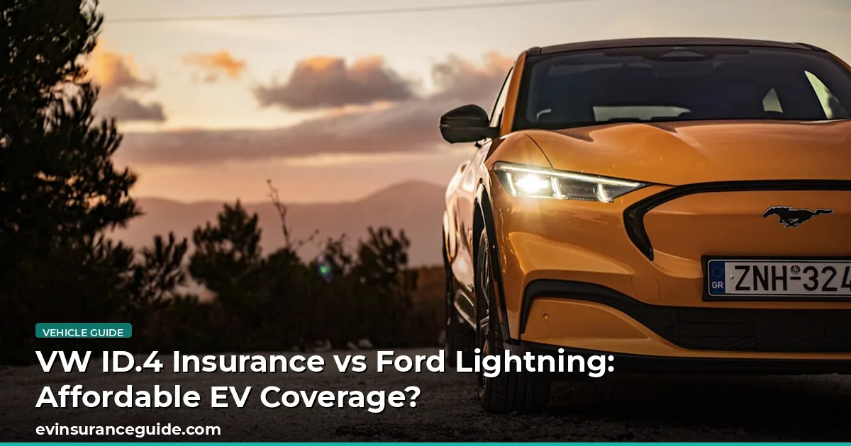 VW ID.4 Insurance vs Ford Lightning: Affordable EV Coverage?