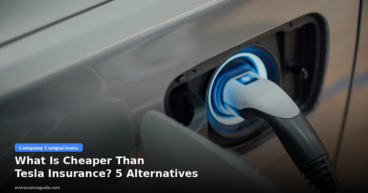 What Is Cheaper Than Tesla Insurance? 5 Alternatives That Beat It