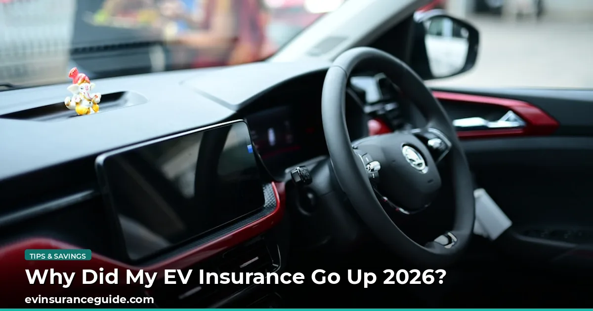 Why Did My EV Insurance Go Up 2026?