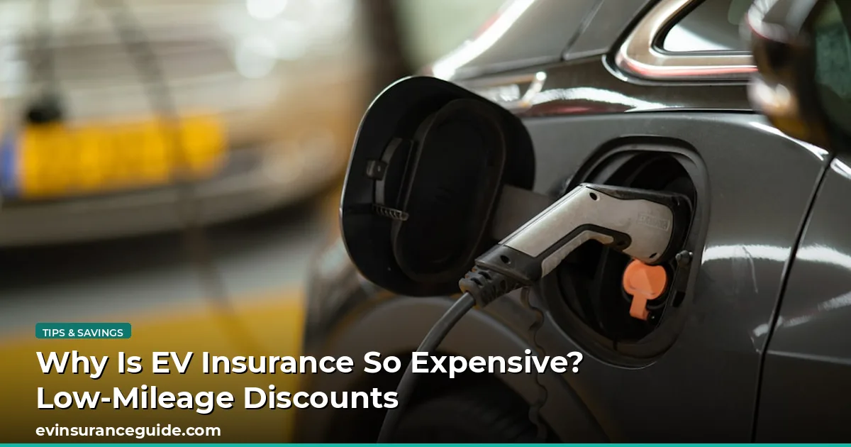 Why Is EV Insurance So Expensive? Low-Mileage Discounts