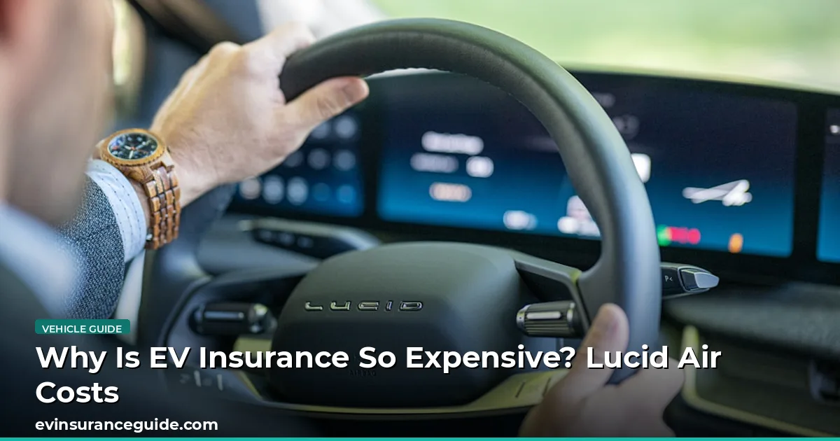 Why Is EV Insurance So Expensive? Lucid Air Costs