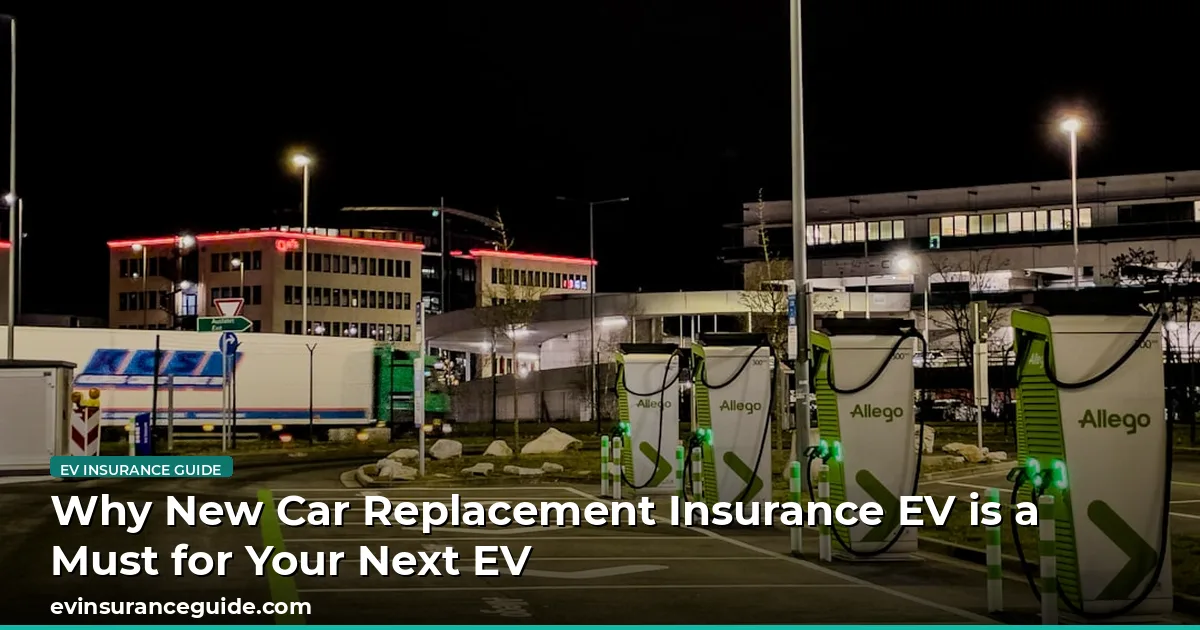 Why New Car Replacement Insurance EV is a Must for Your Next EV