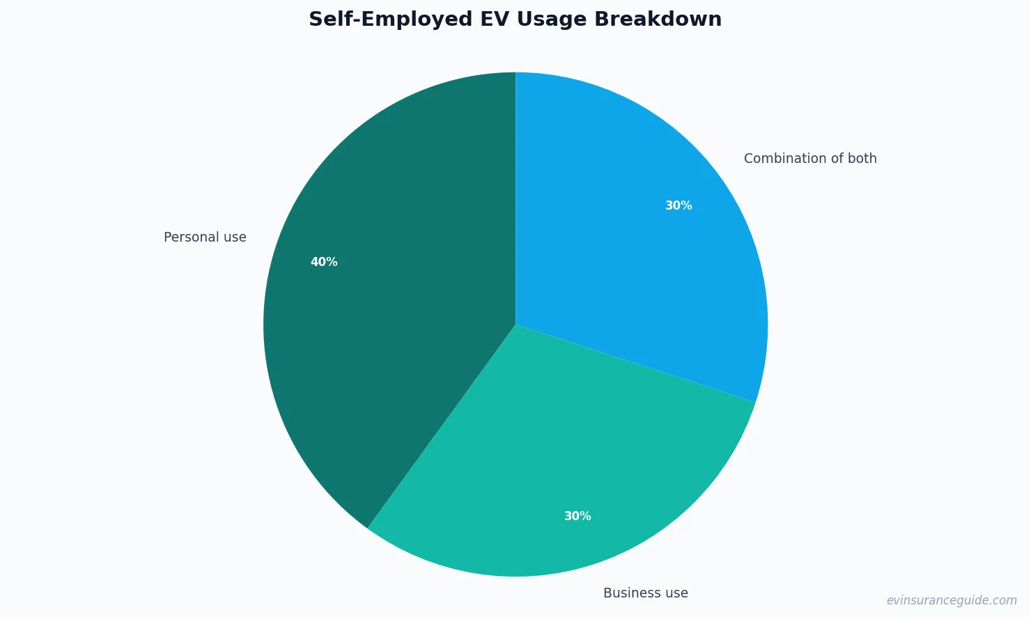 Self-Employed EV Usage Breakdown