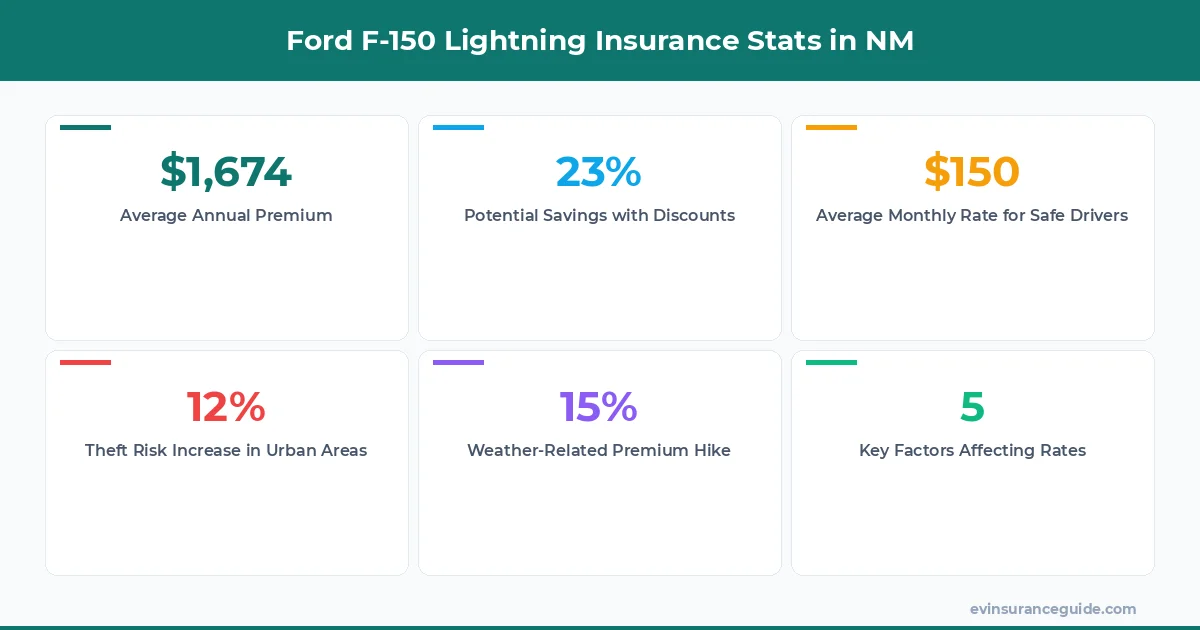 Ford F-150 Lightning Insurance Stats in NM