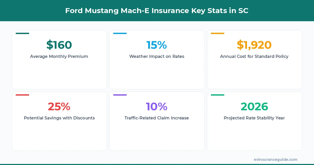 Ford Mustang Mach-E Insurance Key Stats in SC