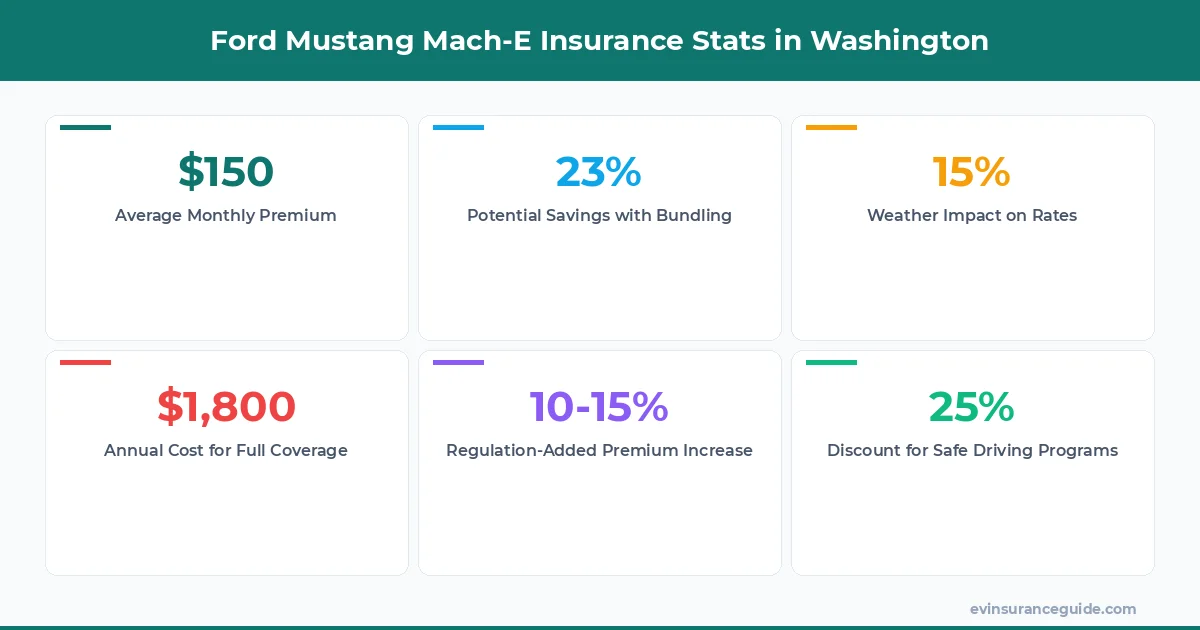 Ford Mustang Mach-E Insurance Stats in Washington