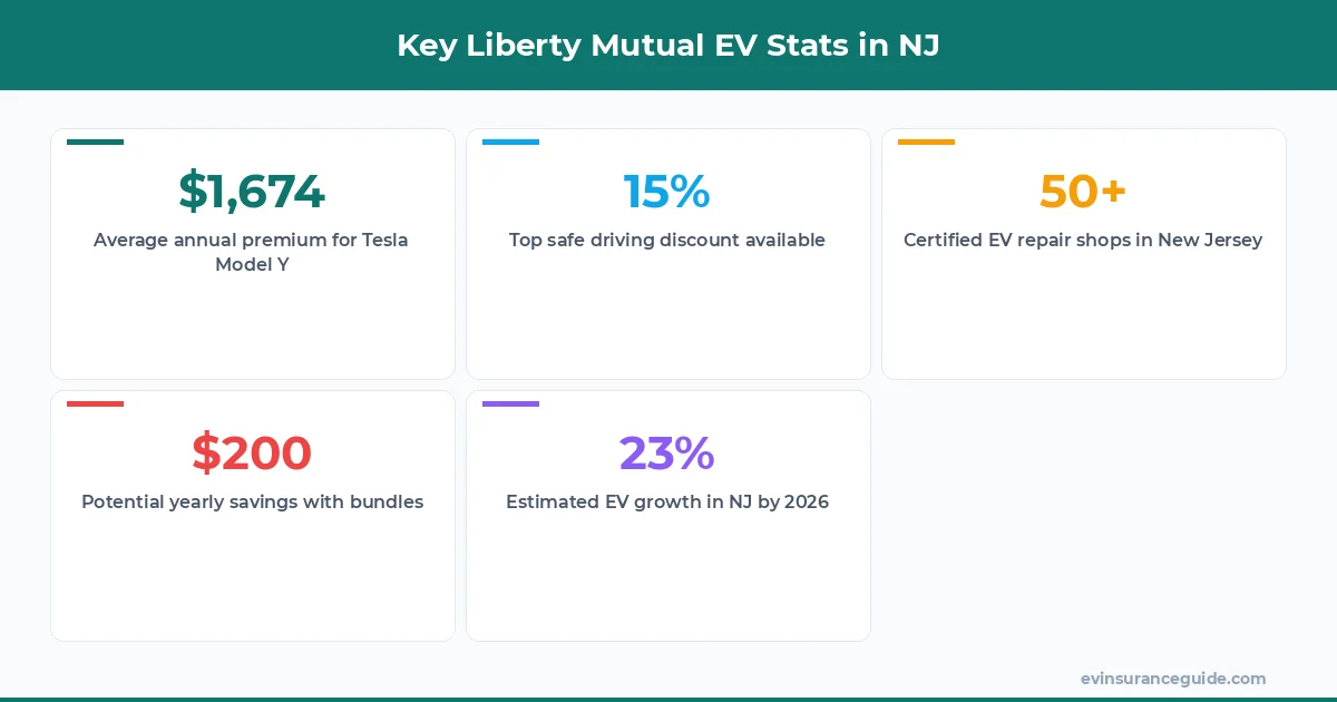 Key Liberty Mutual EV Stats in NJ