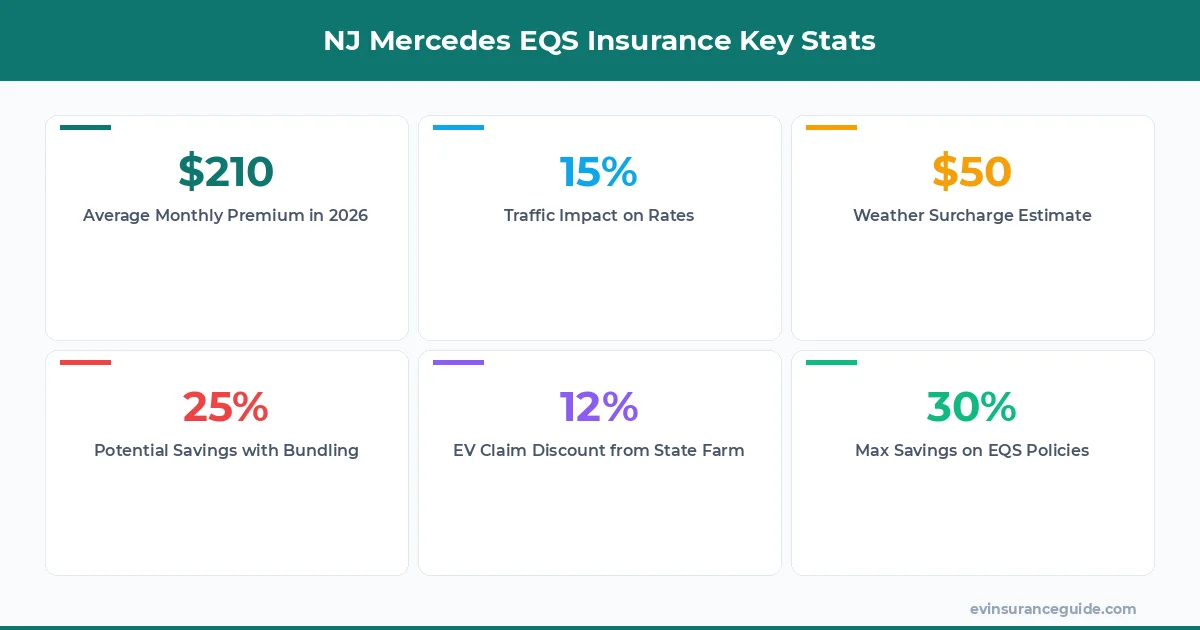 NJ Mercedes EQS Insurance Key Stats