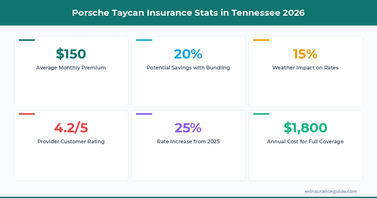 Porsche Taycan Insurance Stats in Tennessee 2026