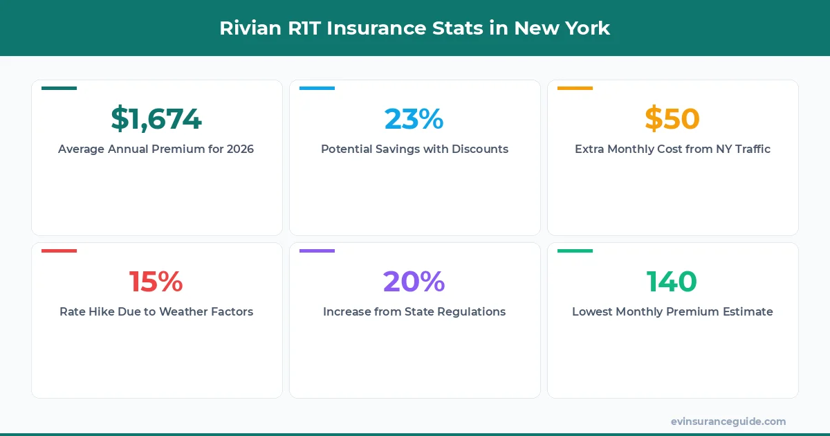 Rivian R1T Insurance Stats in New York