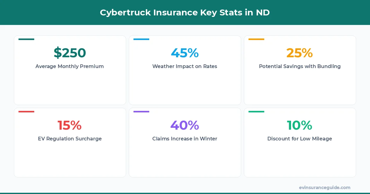 Cybertruck Insurance Key Stats in ND