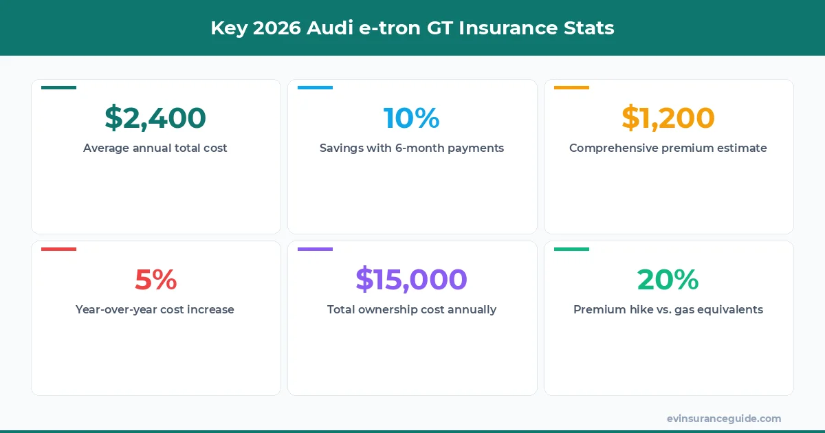 Key 2026 Audi e-tron GT Insurance Stats