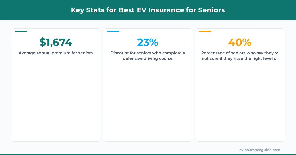 Key Stats for Best EV Insurance for Seniors