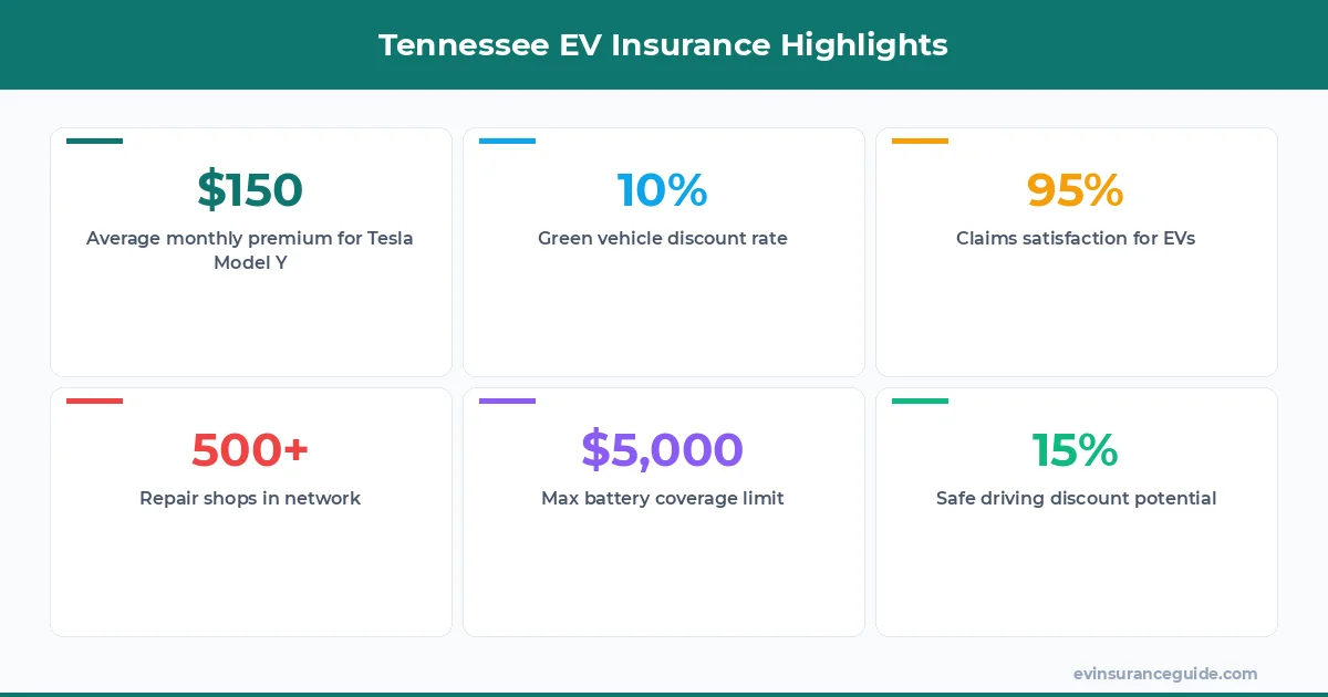 Tennessee EV Insurance Highlights
