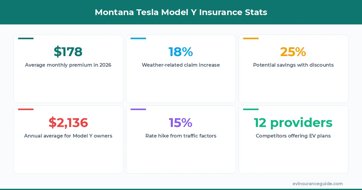 Montana Tesla Model Y Insurance Stats