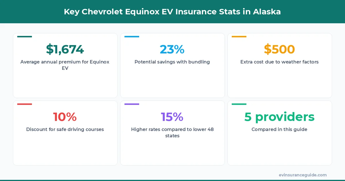Key Chevrolet Equinox EV Insurance Stats in Alaska