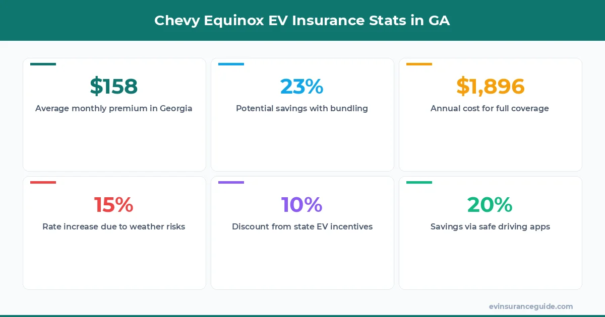 Chevy Equinox EV Insurance Stats in GA