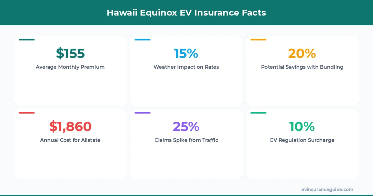 Hawaii Equinox EV Insurance Facts