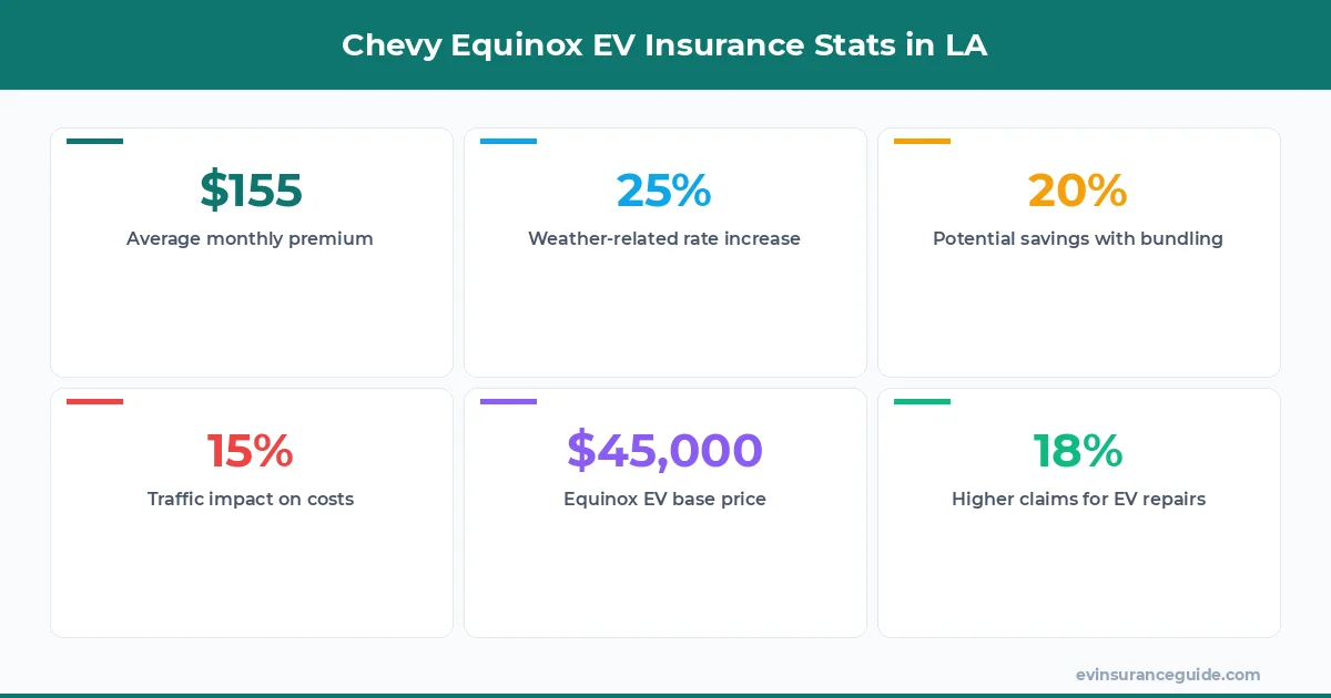 Chevy Equinox EV Insurance Stats in LA