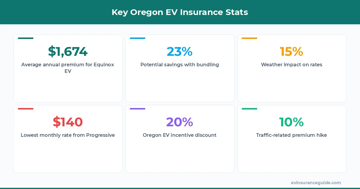 Key Oregon EV Insurance Stats