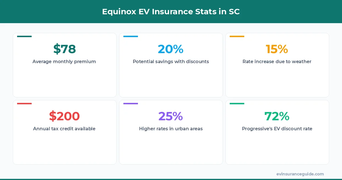 Equinox EV Insurance Stats in SC