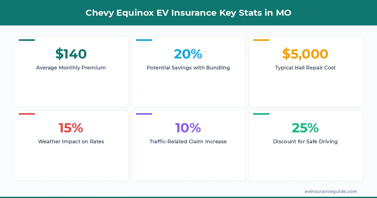 Chevy Equinox EV Insurance Key Stats in MO