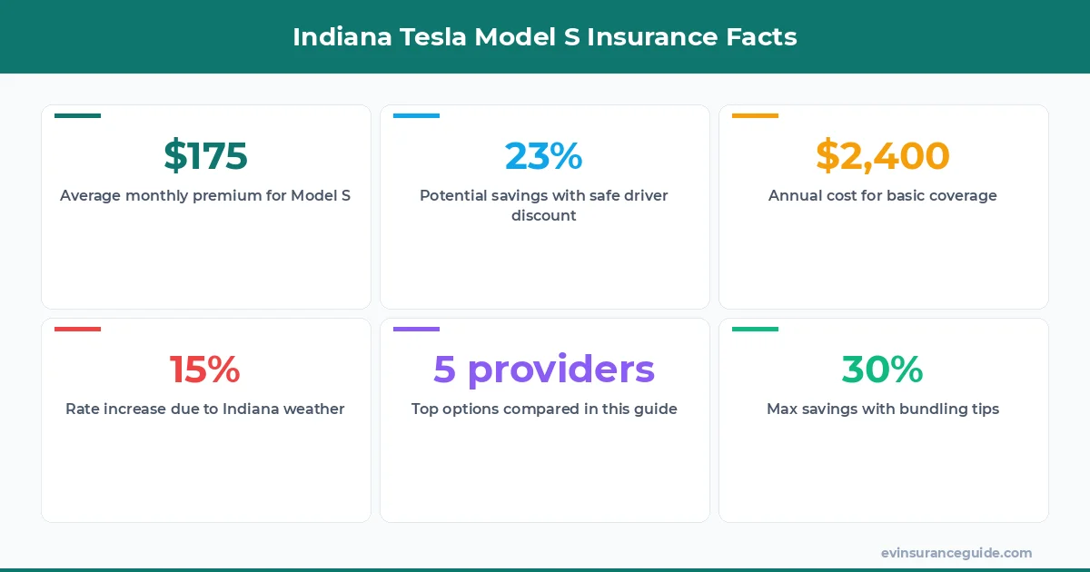 Indiana Tesla Model S Insurance Facts
