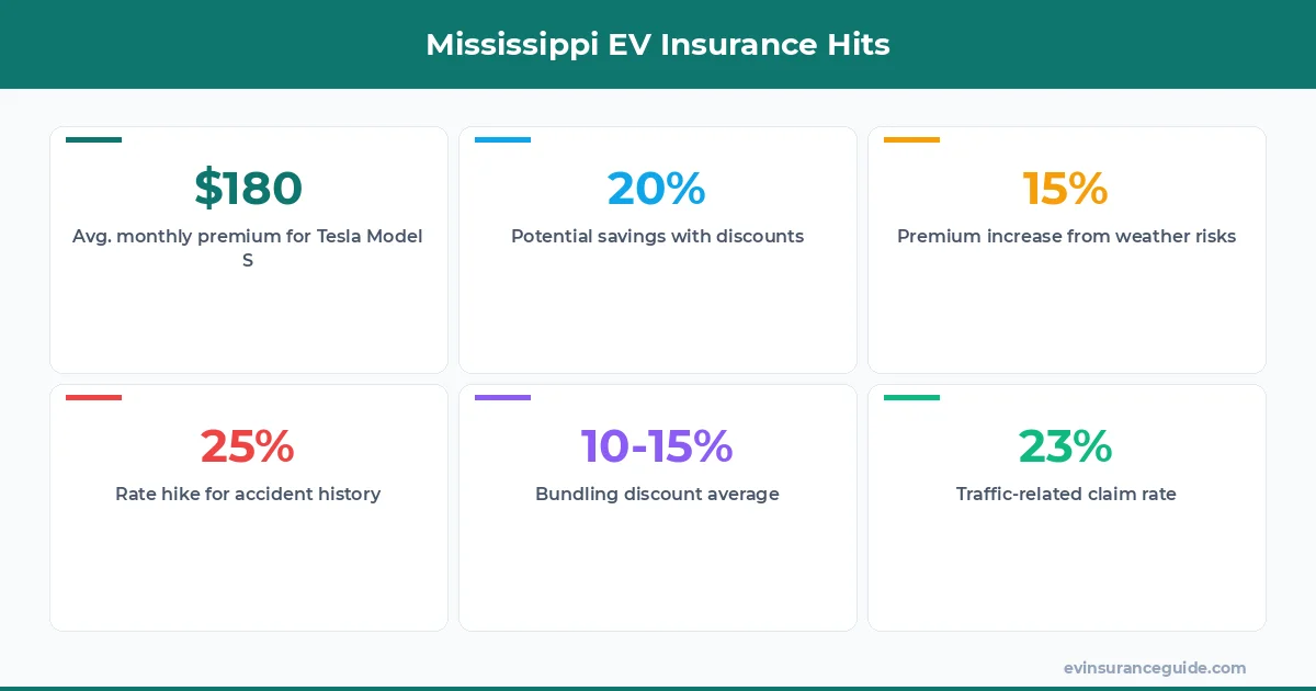Mississippi EV Insurance Hits