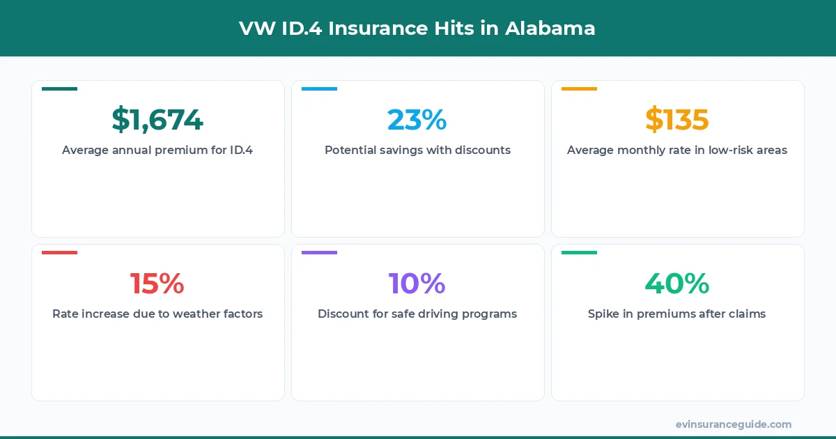 VW ID.4 Insurance Hits in Alabama