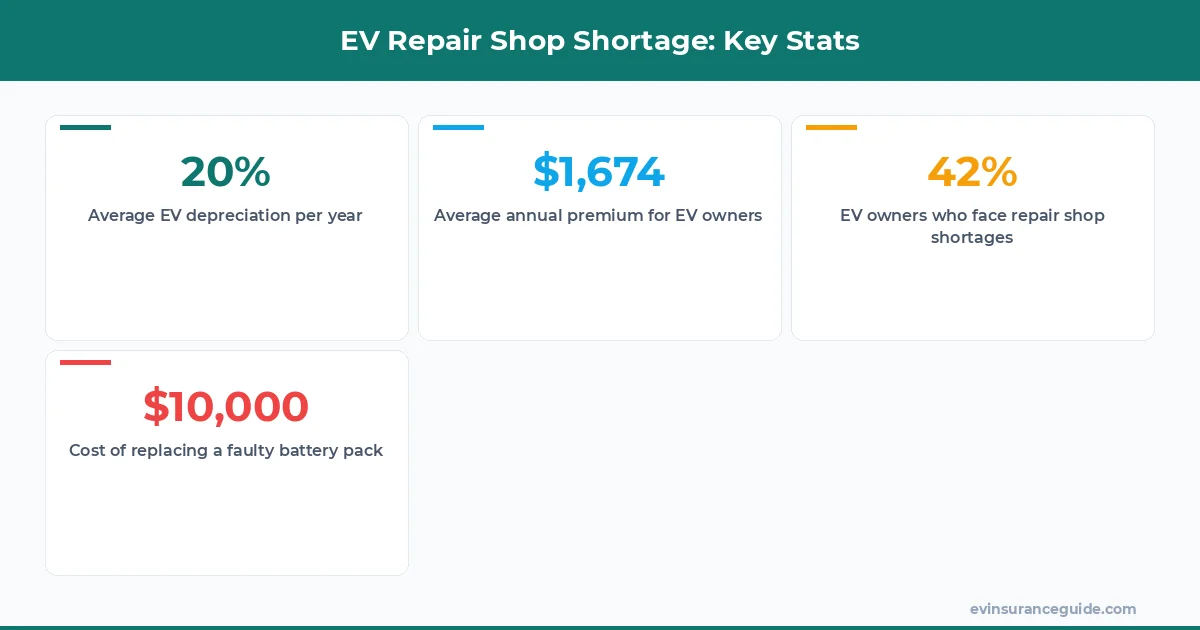 EV Repair Shop Shortage: Key Stats