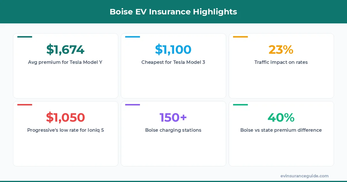 Boise EV Insurance Highlights